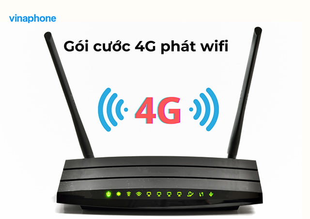 Gói cước 4G phát wifi của Vinaphone