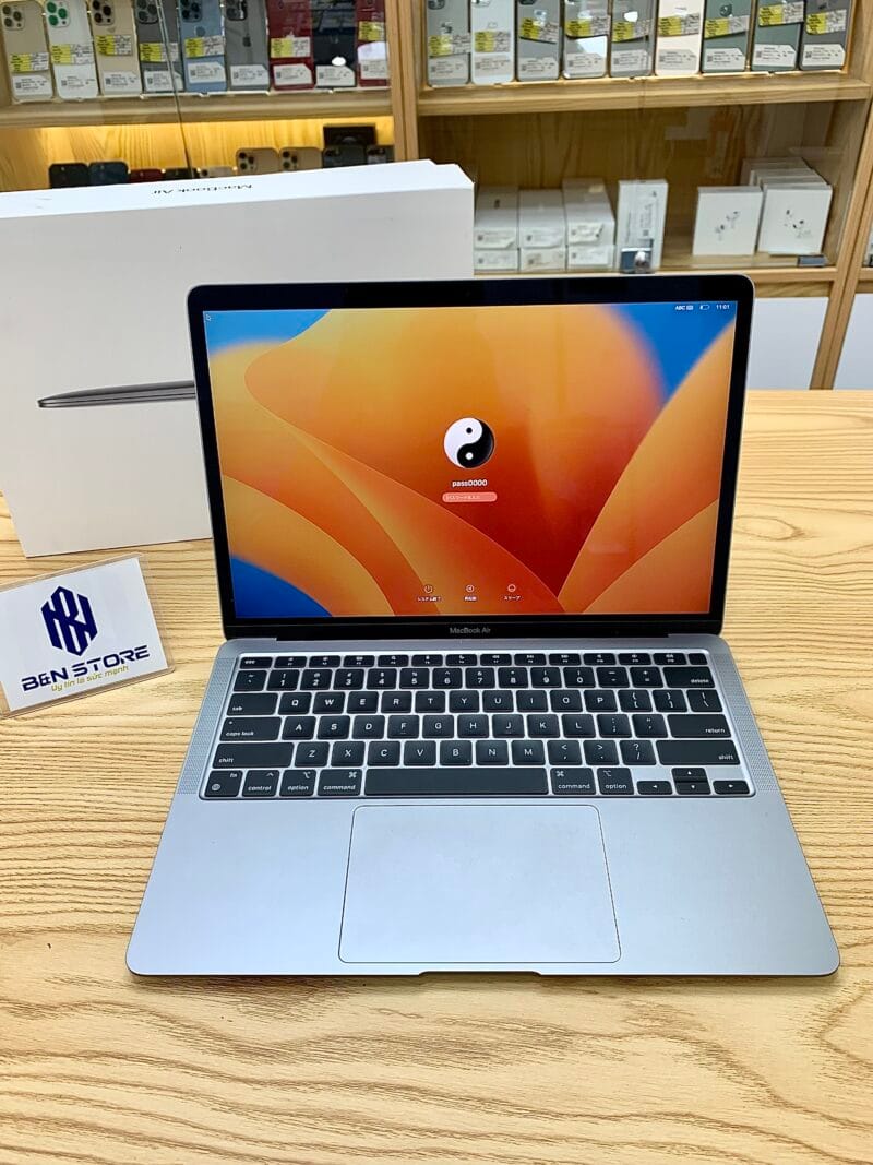 Macbook Air 2020 M1 màn 13.6in / 8GB / 256GB  Gray like new 98.5%