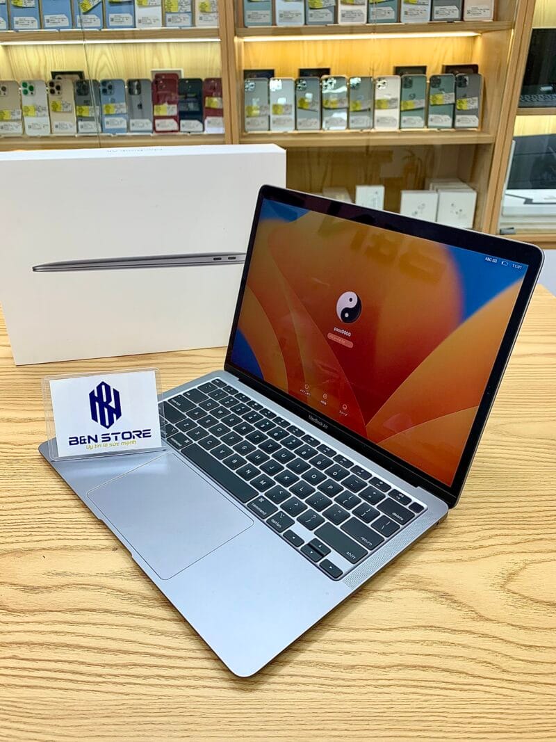 Macbook Air 2020 M1 màn 13.6in / 8GB / 256GB  Gray like new 98.5%