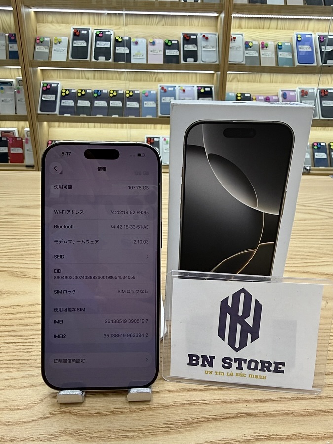 Iphone 16 Pro 128GB like new 99%. 05197 Iphone 16 Pro 128GB like new 99%. 05197