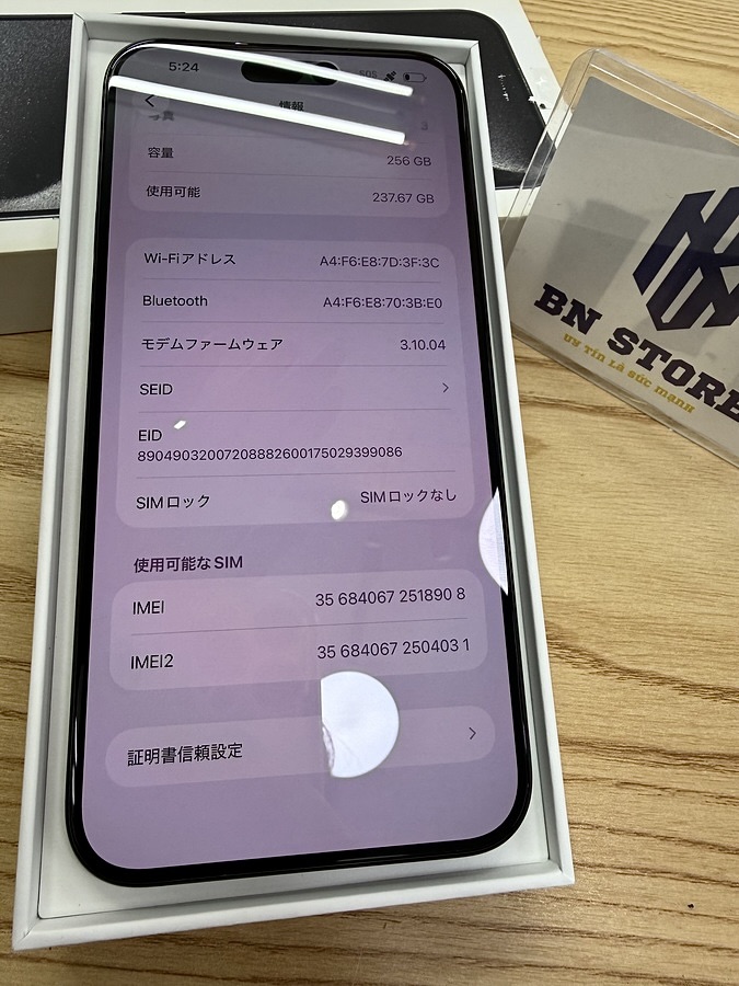 Iphone 15 Pro Max 256GB like new 99%. 18908 Iphone 15 Pro Max 256GB like new 99%. 18908