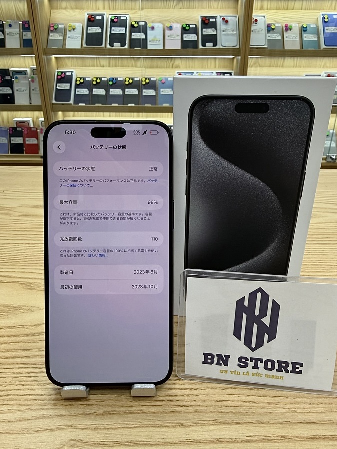 Iphone 15 Pro Max 256GB like new 98.5% 53595 Iphone 15 Pro Max 256GB like new 98.5% 53595