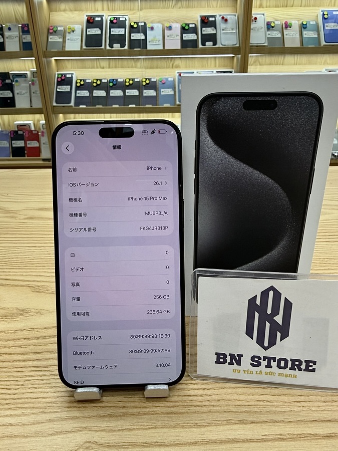 Iphone 15 Pro Max 256GB like new 98.5% 53595 Iphone 15 Pro Max 256GB like new 98.5% 53595