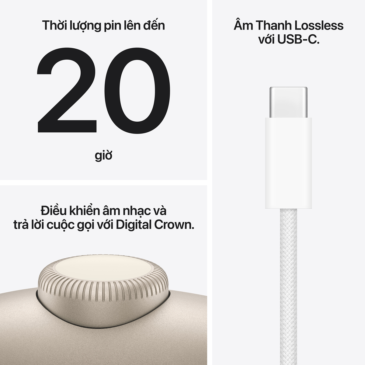 Tai Nghe Chụp Tai Chống Ồn Apple AirPods Max 2 2026 | Chính hãng Apple
