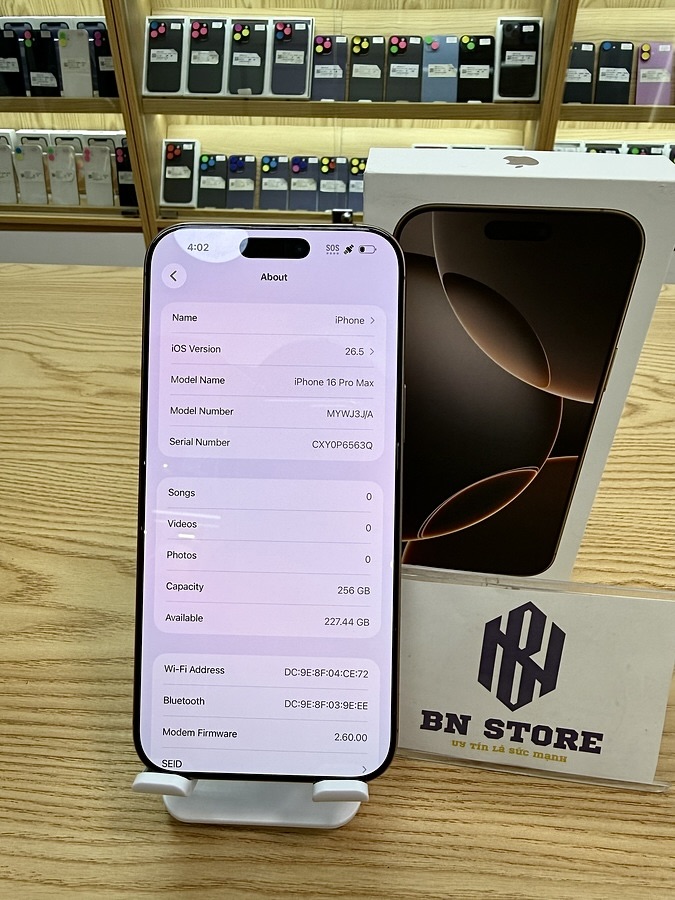 Iphone 16 Pro Max 256GB Like New 98.5% 67738 Iphone 16 Pro Max 256GB Like New 98.5% 67738