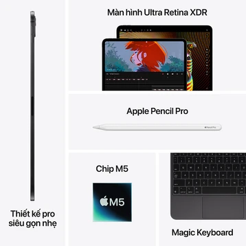 Ipad Pro M5 2025 13inch Bản Sim Wifi Mới Nguyên Hộp
