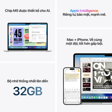 MacBook Air M5 2026 13inch Mới Nguyên Hộp | Chính hãng Apple MacBook Air M5 2026 13inch Mới Nguyên Hộp | Chính hãng Apple