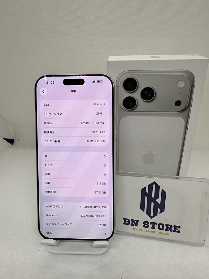 Iphone 17 Pro Max 512GB Like New 98.5% 37757 Iphone 17 Pro Max 512GB Like New 98.5% 37757