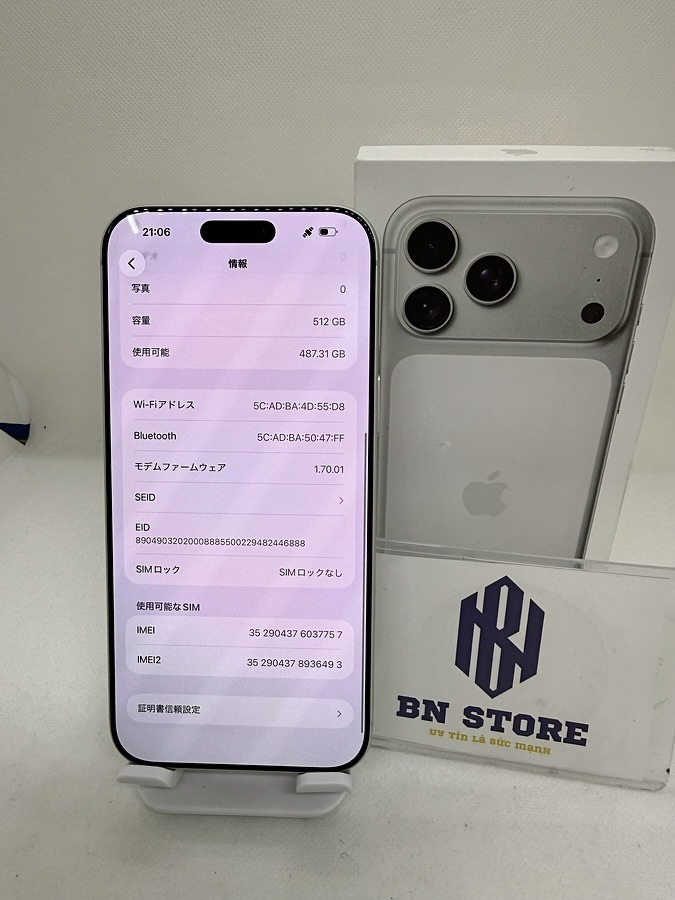 Iphone 17 Pro Max 512GB Like New 98.5% 37757 Iphone 17 Pro Max 512GB Like New 98.5% 37757
