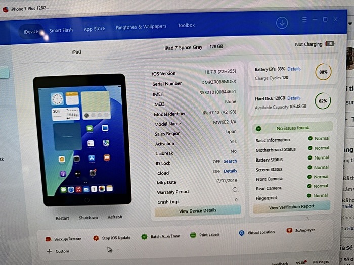 Ipad Gen 7 2019 10.2in 128GB Like New 98%. 44651 Ipad Gen 7 2019 10.2in 128GB Like New 98%. 44651