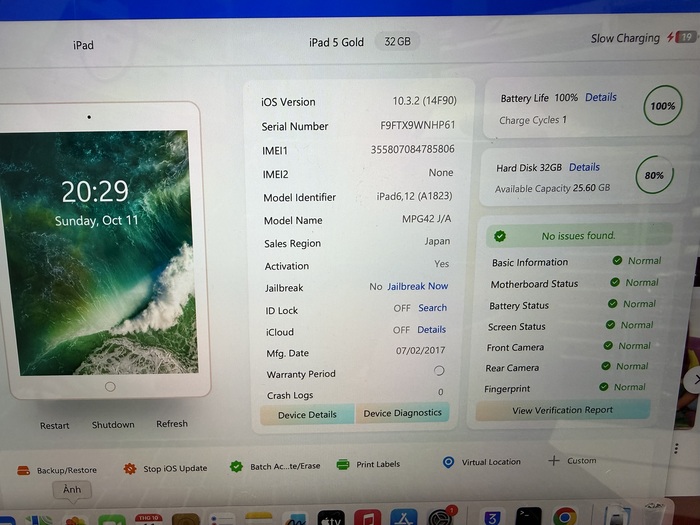 Ipad Gen 7 2019 10.2in 32GB Like New 98%. 43738 Ipad Gen 7 2019 10.2in 32GB Like New 98%. 43738