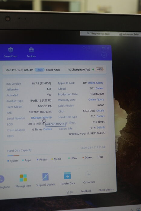 Ipad Pro 4 2020 128GB 12.9in like new 98%. 73374 Ipad Pro 4 2020 128GB 12.9in like new 98%. 73374