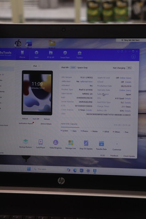 Ipad Gen 6 2018 9.7in 32GB Like New 98% . 96236 Ipad Gen 6 2018 9.7in 32GB Like New 98% . 96236