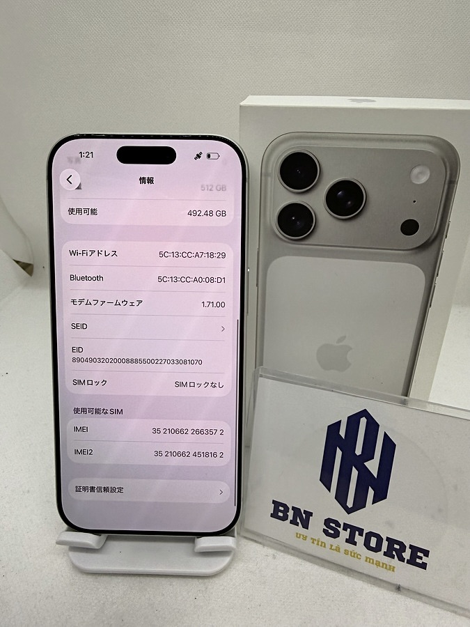 Iphone 17 Pro 512GB Like New 98.5% 63572 Iphone 17 Pro 512GB Like New 98.5% 63572