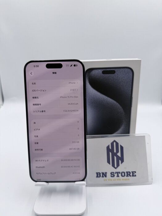 Iphone 15 Pro Max 512GB Like New 99%. 61219 Iphone 15 Pro Max 512GB Like New 99%. 61219