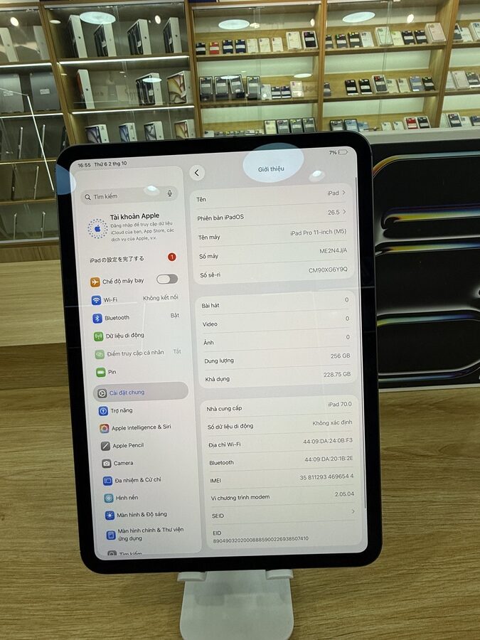 Ipad Pro M5 2025 11in 256GB Like New 98% 96544 Ipad Pro M5 2025 11in 256GB Like New 98% 96544